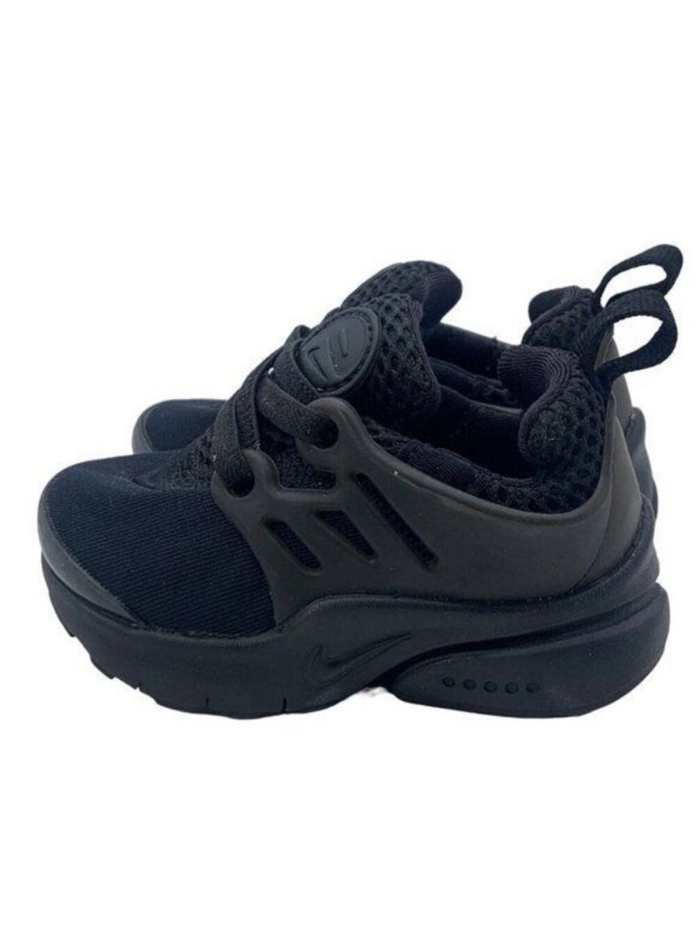 Nike Little Presto Size 4C Triple Black Toddler Shoes Sneakers. #15